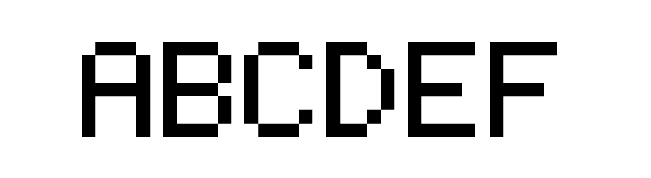 Casio FX-702P Regular  Free Fonts Download