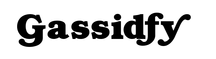Gassidfy%2B Swash  Normal Font