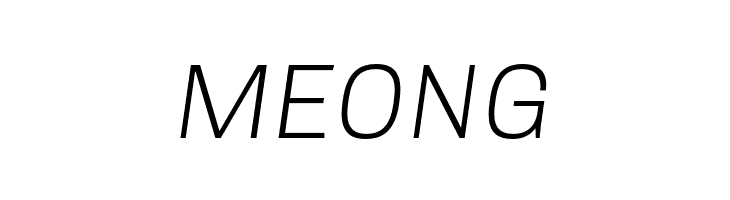 Chivo Thin Italic  Free Fonts Download