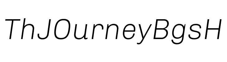 Chivo Thin Italic  Free Fonts Download