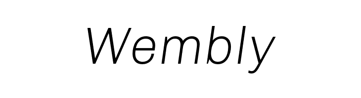 Chivo Thin Italic  Free Fonts Download