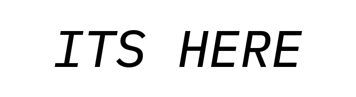 IBM Plex Mono Text Italic  Free Fonts Download