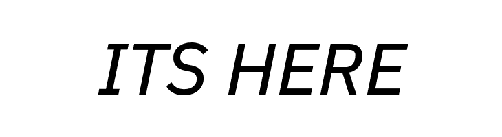 IBM Plex Sans Text Italic  Free Fonts Download