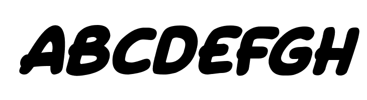 Lovely Bubbles Italic  Free Fonts Download