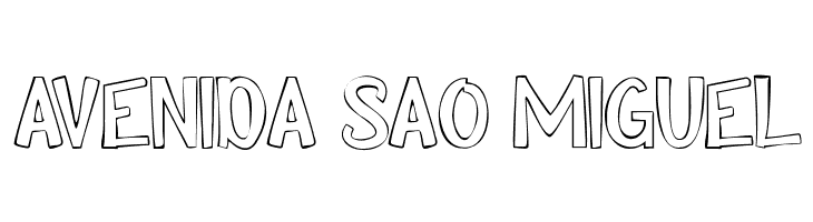 Comik Demo Outline  Free Fonts Download