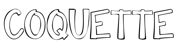 Comik Demo Outline  Free Fonts Download