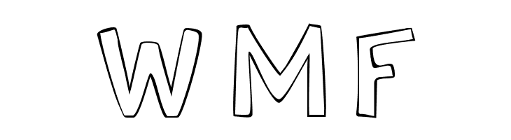 Comik Demo Outline  Free Fonts Download