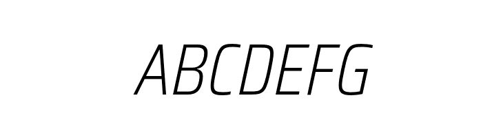 Saira Condensed ExtraLight Italic  Free Fonts Download