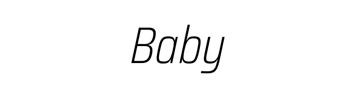 Saira Condensed ExtraLight Italic  Free Fonts Download