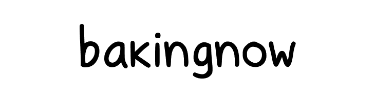 bakingnow sage sans Regular Font