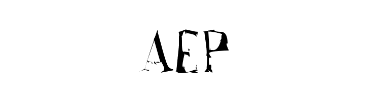 A Font with Serifs. Disordered  Free Fonts Download