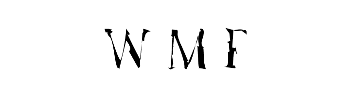 A Font with Serifs. Disordered  Free Fonts Download