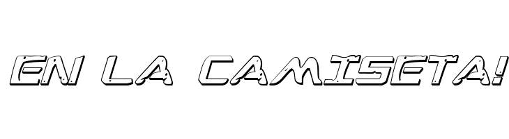 War Eagle 3D Italic  Free Fonts Download