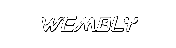 War Eagle 3D Condensed Italic  Free Fonts Download