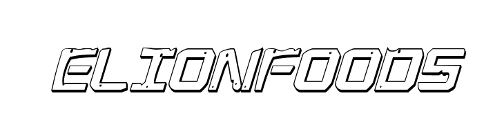 War Eagle 3D Condensed Italic  Free Fonts Download