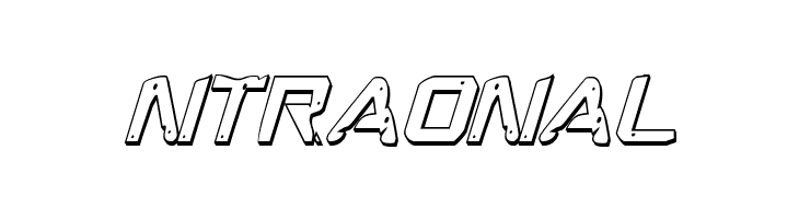 War Eagle 3D Condensed Italic  Free Fonts Download