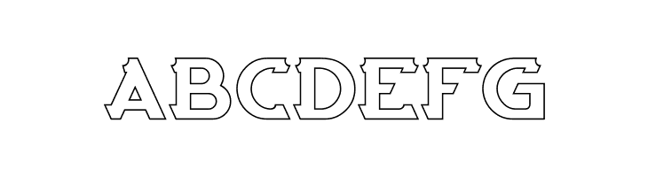 ARCADE-Hollow  Free Fonts Download