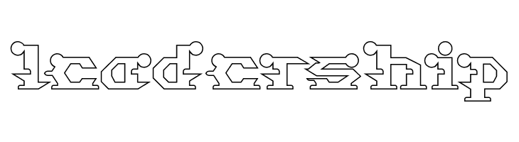 STARGAZER-Hollow  Free Fonts Download