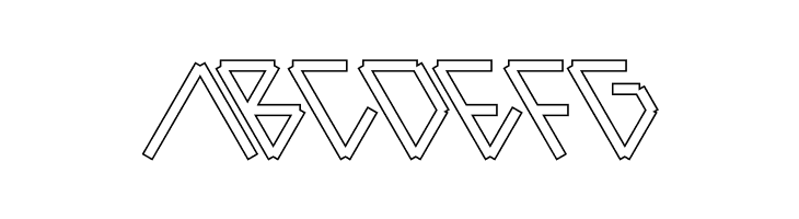 Parallel-Hollow  Free Fonts Download