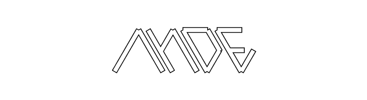 Parallel-Hollow  Free Fonts Download