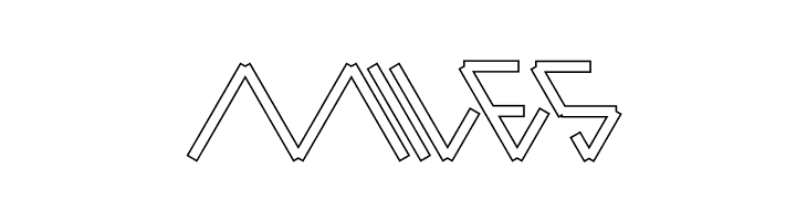 Parallel-Hollow  Free Fonts Download