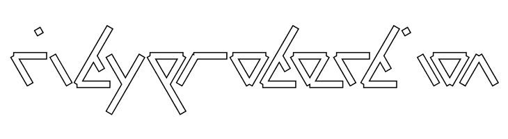 Parallel-Hollow  Free Fonts Download