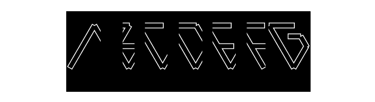 Parallel-Hollow-Inverse  Free Fonts Download