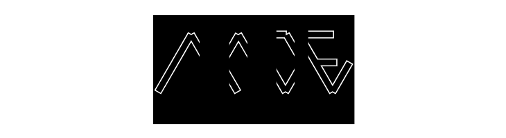 Parallel-Hollow-Inverse  Free Fonts Download