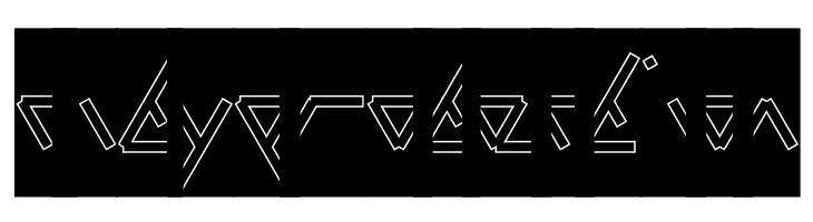 Parallel-Hollow-Inverse  Free Fonts Download