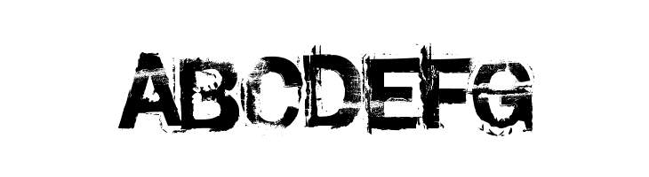 rusted plastic  Free Fonts Download