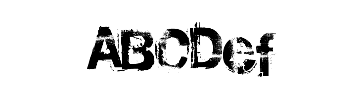 rusted plastic  Free Fonts Download