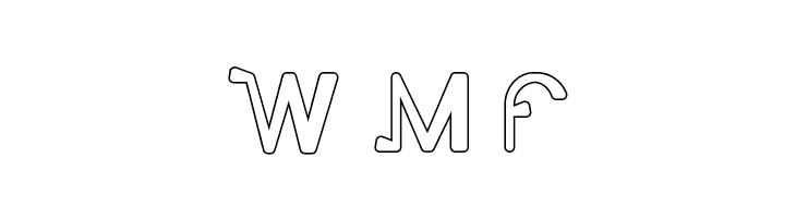 So Cute-Hollow  Free Fonts Download