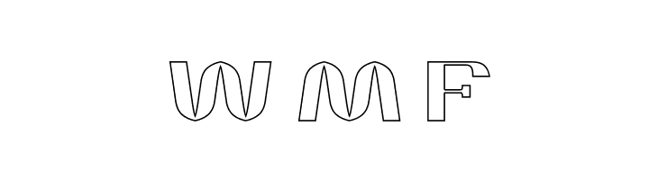 DANIEL-Hollow Bold  Free Fonts Download