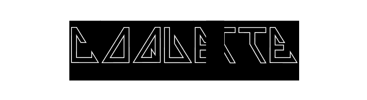 THE TRAINING ARTIST-Hollow-Inve  Free Fonts Download