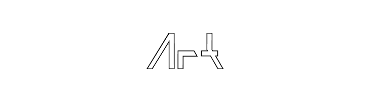 THE TRAINING ARTIST-Hollow  Free Fonts Download