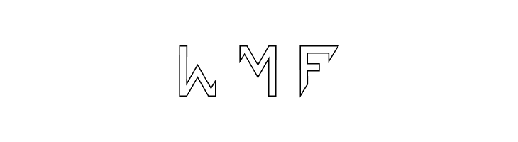 THE TRAINING ARTIST-Hollow  Free Fonts Download