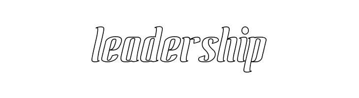 Antelope Run-Hollow  Free Fonts Download