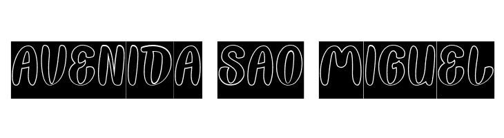 Back To Nature-Hollow-Inverse  Free Fonts Download