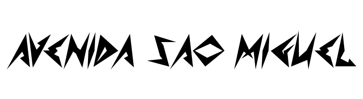 Shinobi Ninja Bold Italic  Free Fonts Download