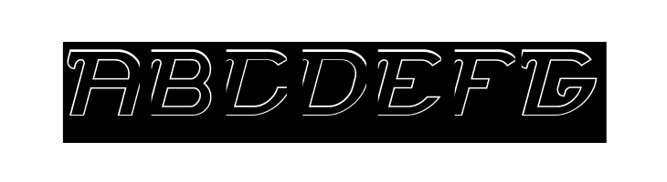 Brigade Army-Hollow-Inverse  Free Fonts Download