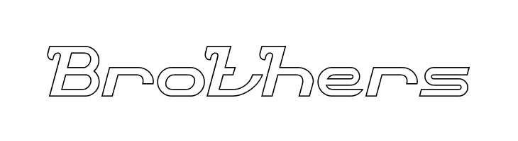 Brigade Army-Hollow  Free Fonts Download