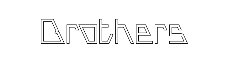 ROBOTIC-Hollow  Free Fonts Download