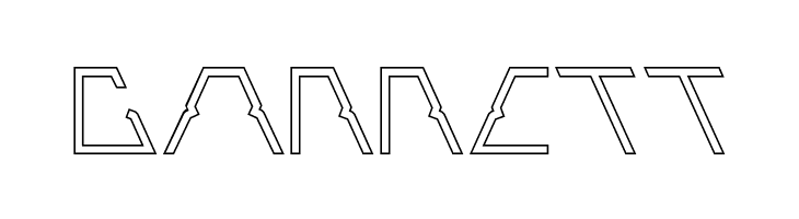 ROBOTIC-Hollow  Free Fonts Download