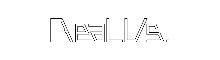 ROBOTIC-Hollow  Free Fonts Download