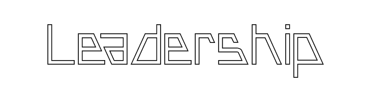 ROBOTIC-Hollow  Free Fonts Download