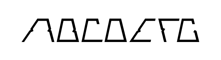 ROBOTIC Italic  Free Fonts Download