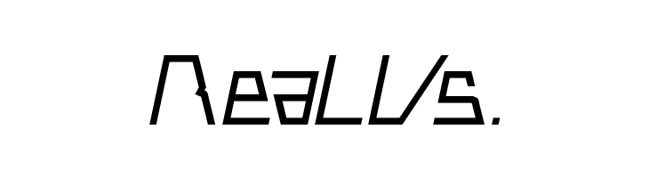 ROBOTIC Italic  Free Fonts Download