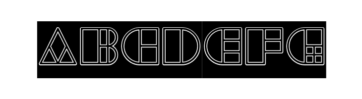 WAREHOUSE PROJECT-Hollow-Invers  Free Fonts Download