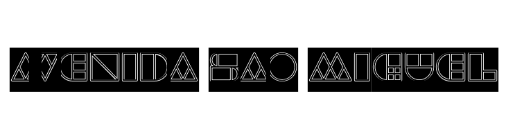 WAREHOUSE PROJECT-Hollow-Invers  Free Fonts Download