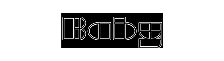 WAREHOUSE PROJECT-Hollow-Invers  Free Fonts Download